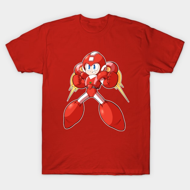 Jet Megaman T-Shirt by StaticBlu